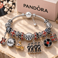 TBT Silver Charm Bracelet Set NTTB