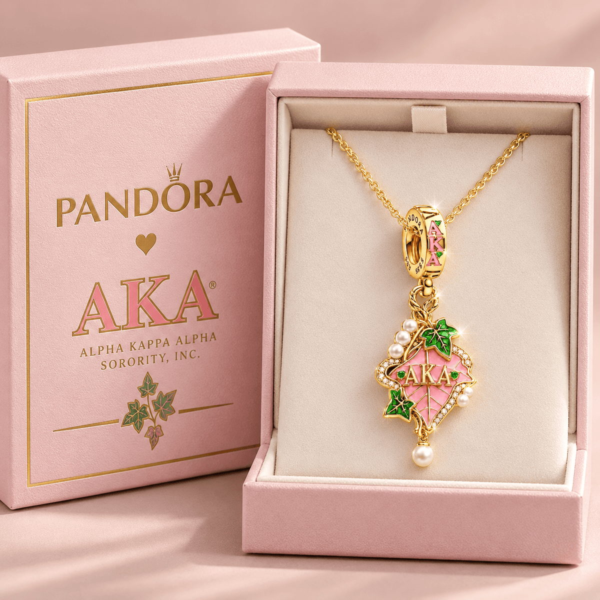 AKA Solid Gold Chain with Diamond Pendant BMD