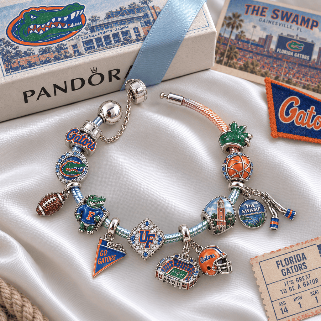 FGT Silver Charm Bracelet Set PTKL