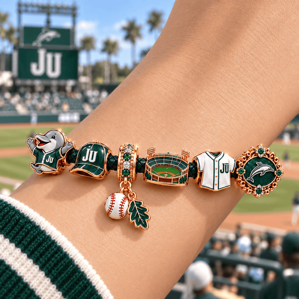 JDMB Braided Leather Cord Charm Bracelet Set NHVH