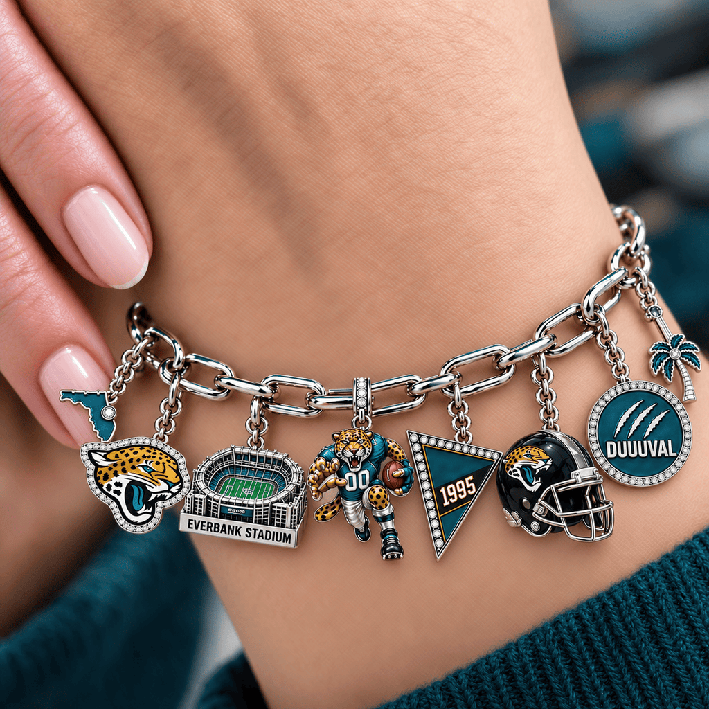 JSVJ Silver Charm Bracelet Set NTVA