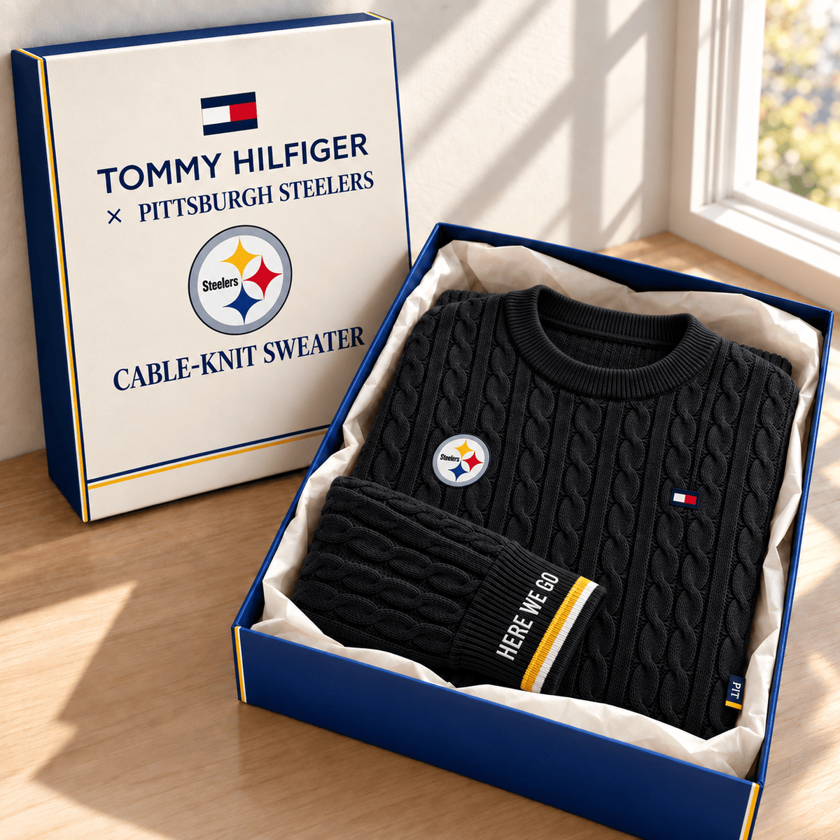 PBS PREMIUM Cable-knit Swrater NHVH