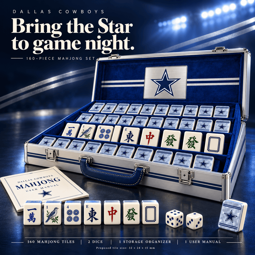 Premium DLCB Mahjong Tiles Set TNSM