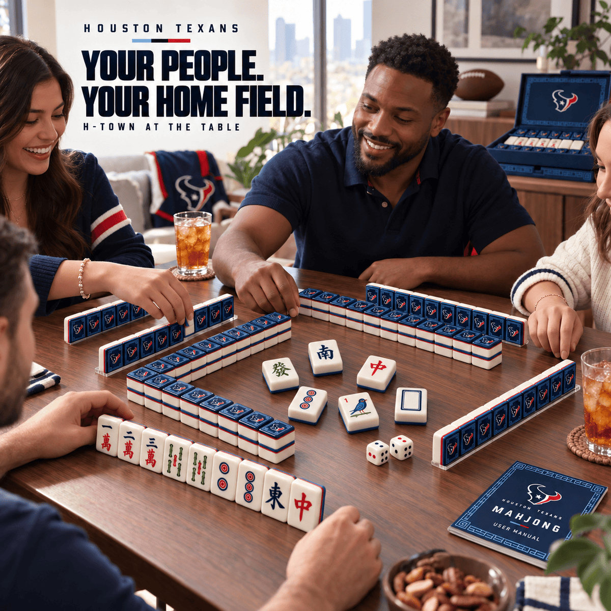 Premium HTX Mahjong Tiles Set TNSM