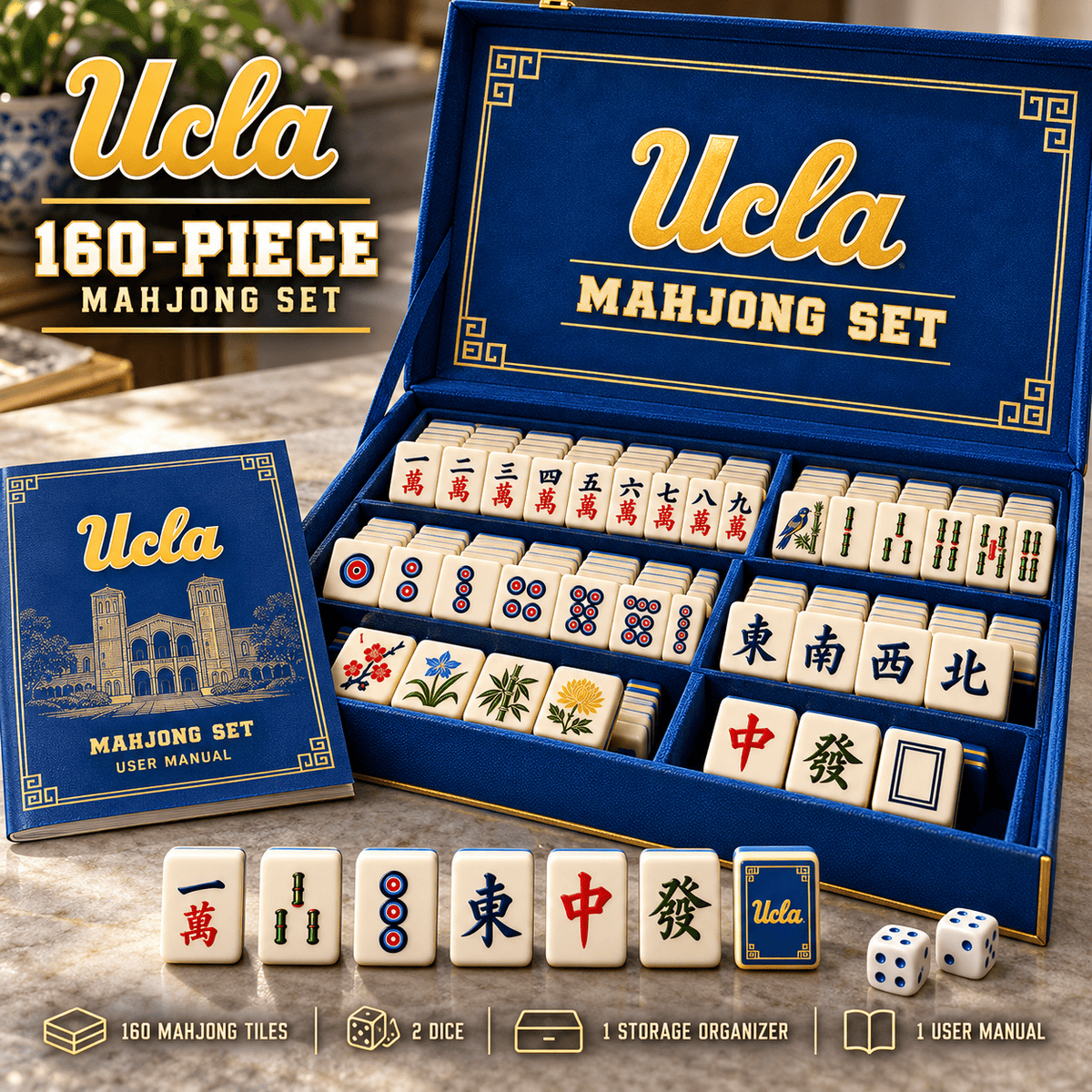 UCLA Premium Mahjong Set – Game Night Edition PNPA