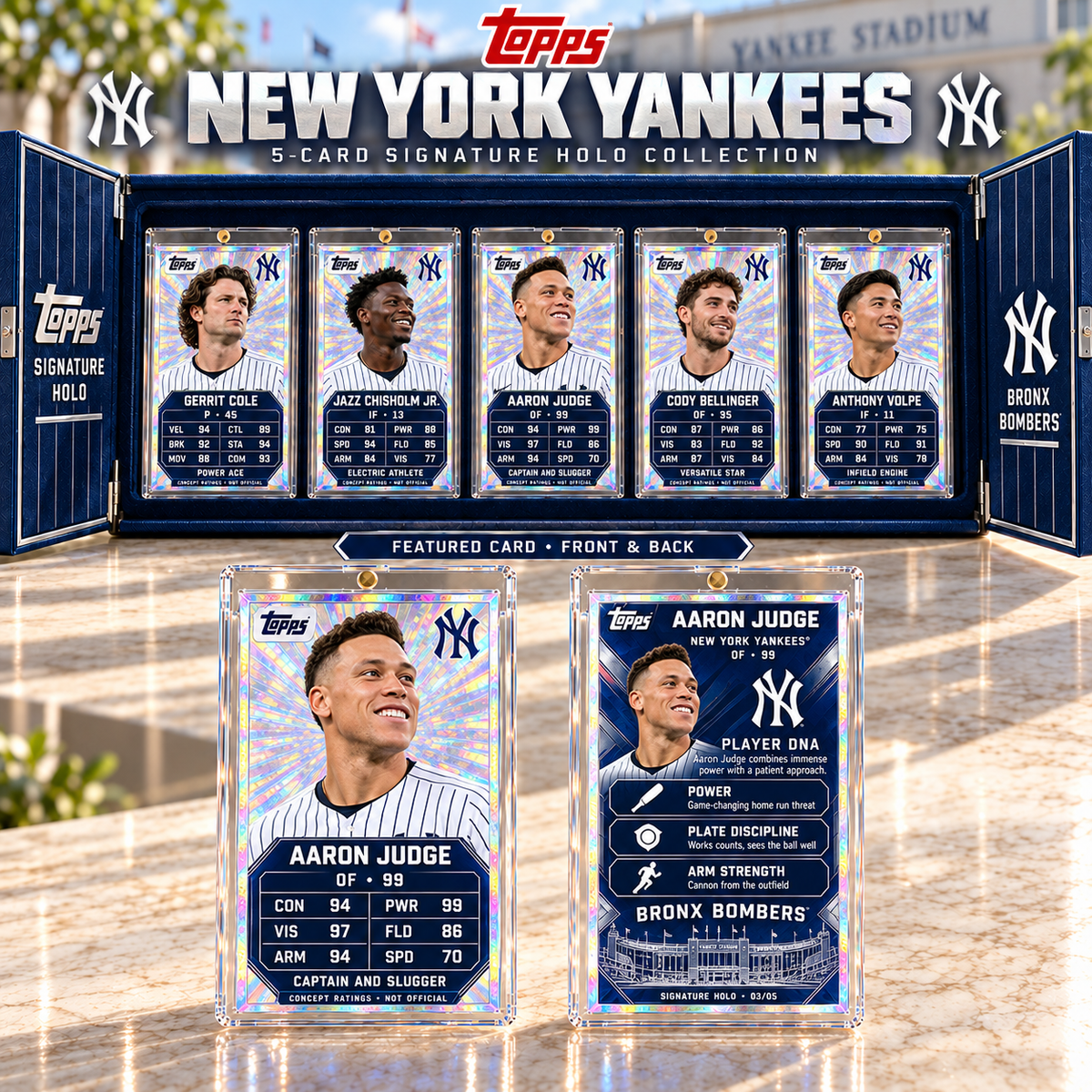 NYY Premium Card Collector’s Box Set NHVH