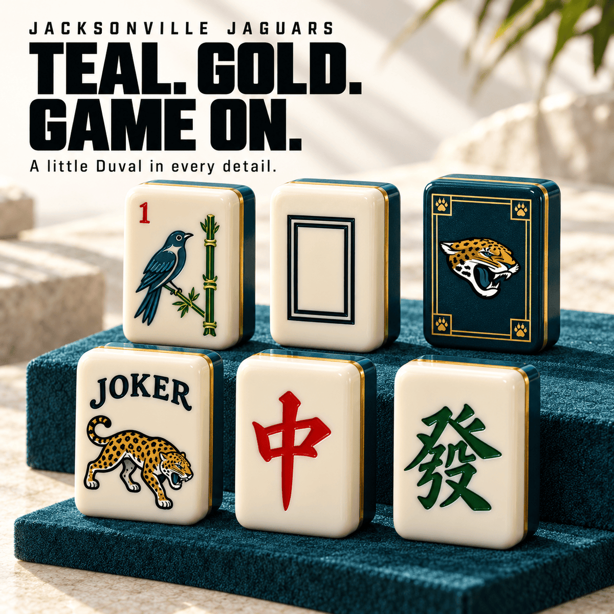 Premium JSVJ Mahjong Tiles Set TTMH