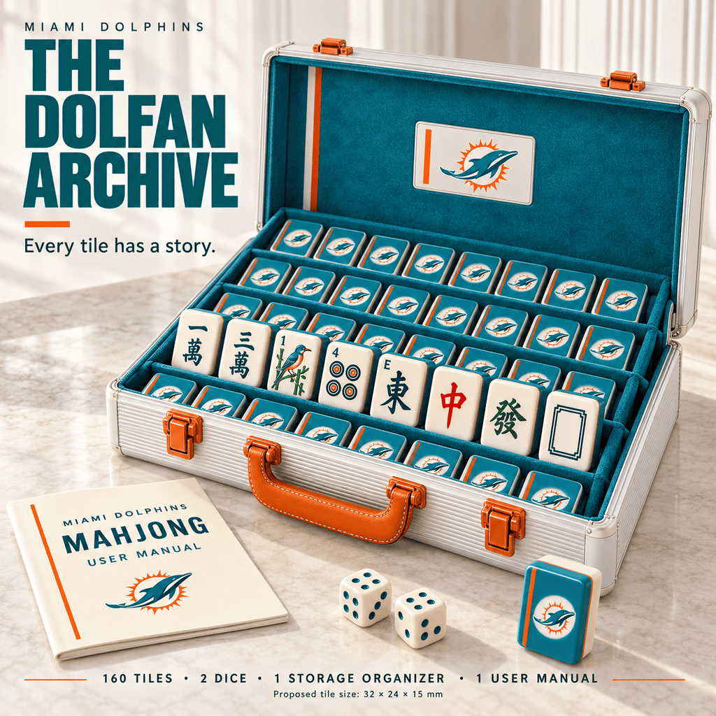Premium MDP Mahjong Tiles Set TTMH