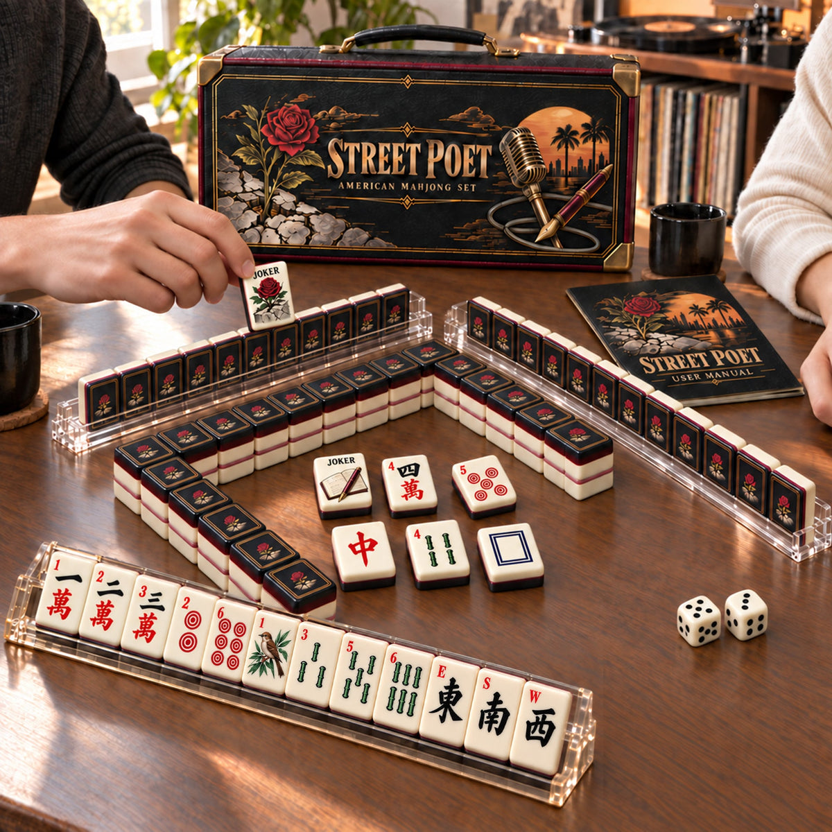 Premium TSK Mahjong Tiles Set PVNA