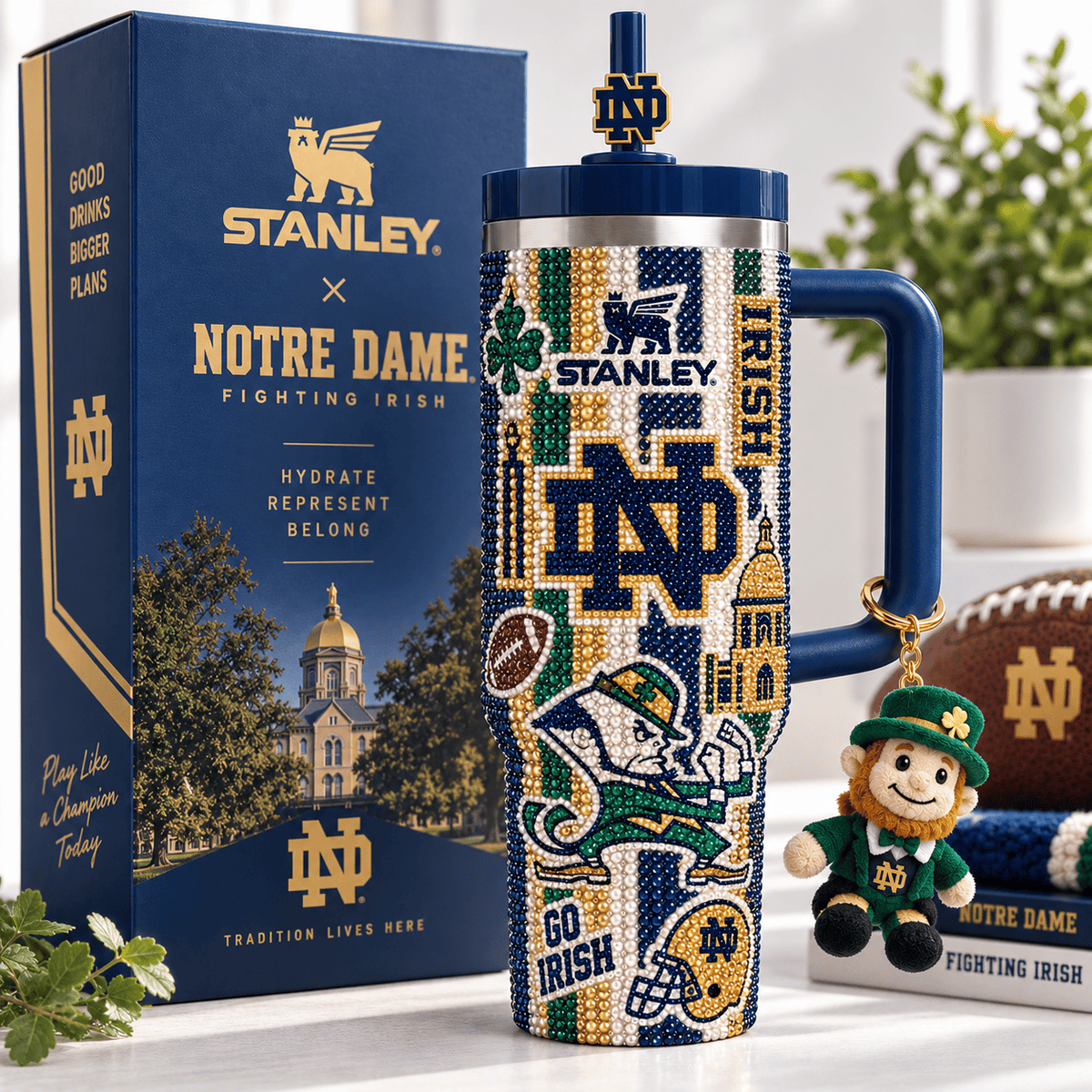 NDFI 40oz Tumbler With Handle TTNL