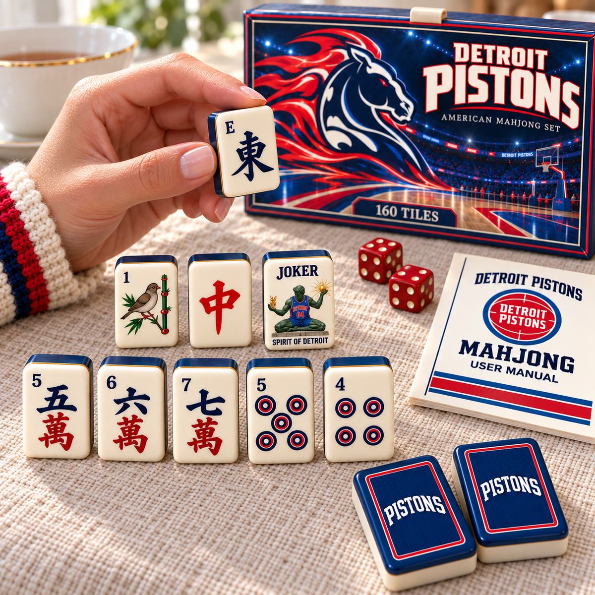 Premium DTP Mahjong Tiles Set TTMH