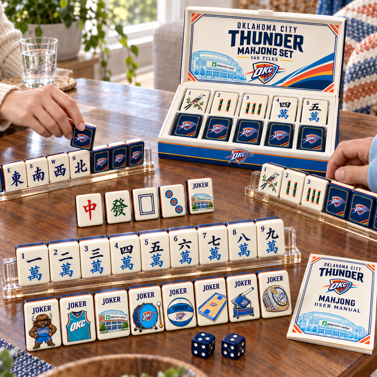 Premium OCT Mahjong Tiles Set TTMH