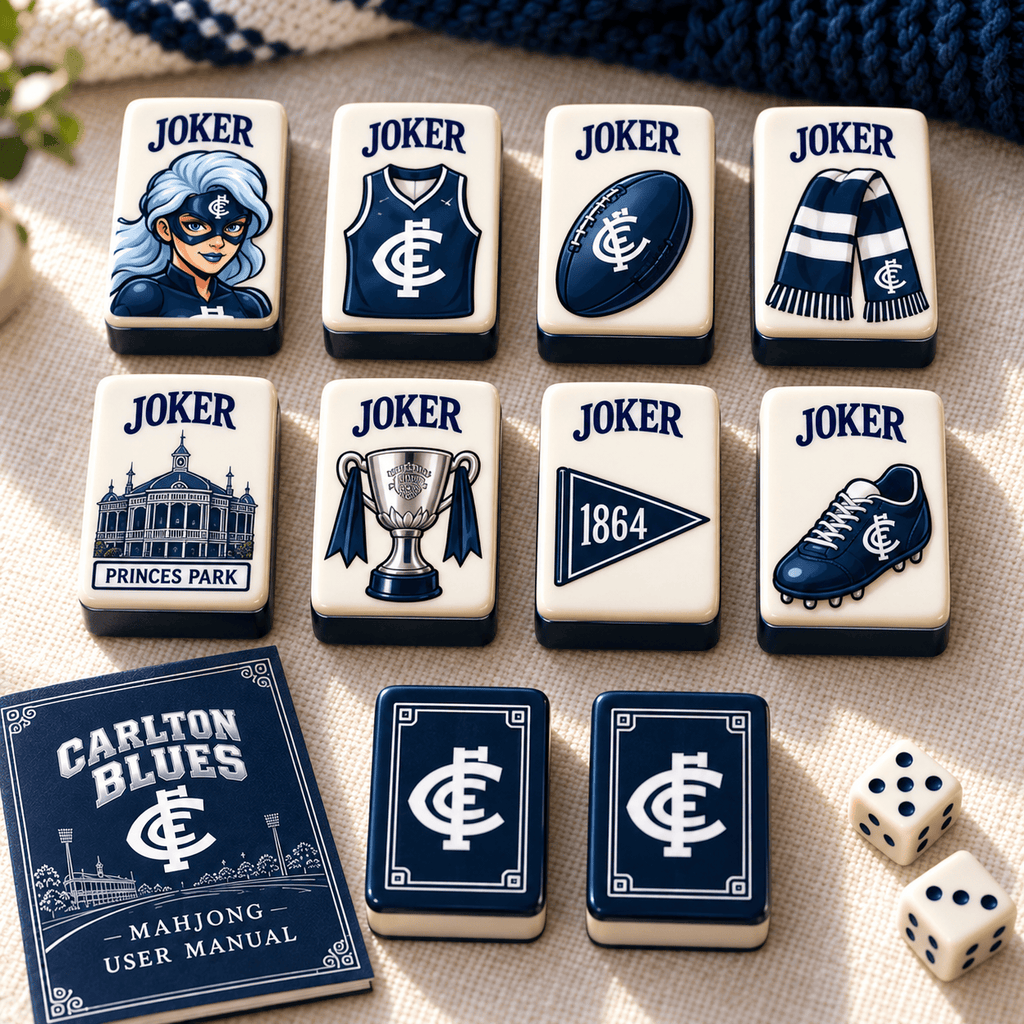 Premium CTB Mahjong Tiles Set TTMH