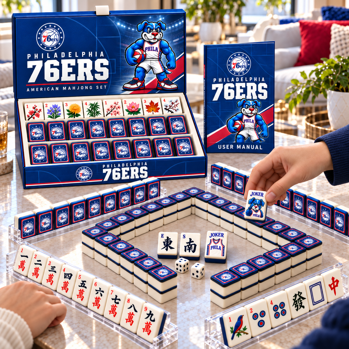Premium PL77 Mahjong Tiles Set TTMH