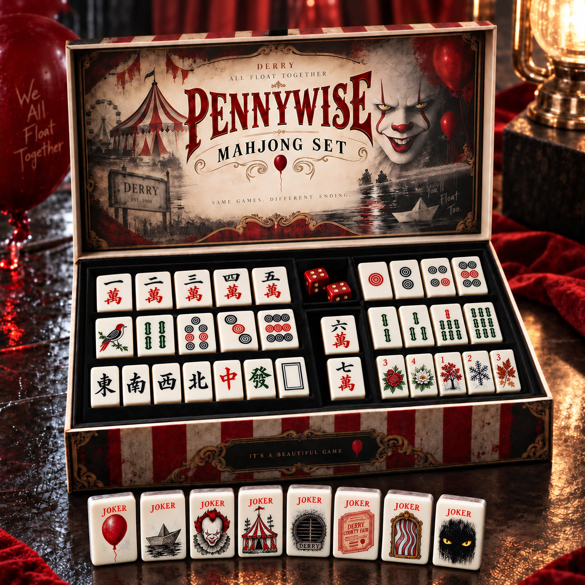 Premium PNW Mahjong Tiles Set TNSM
