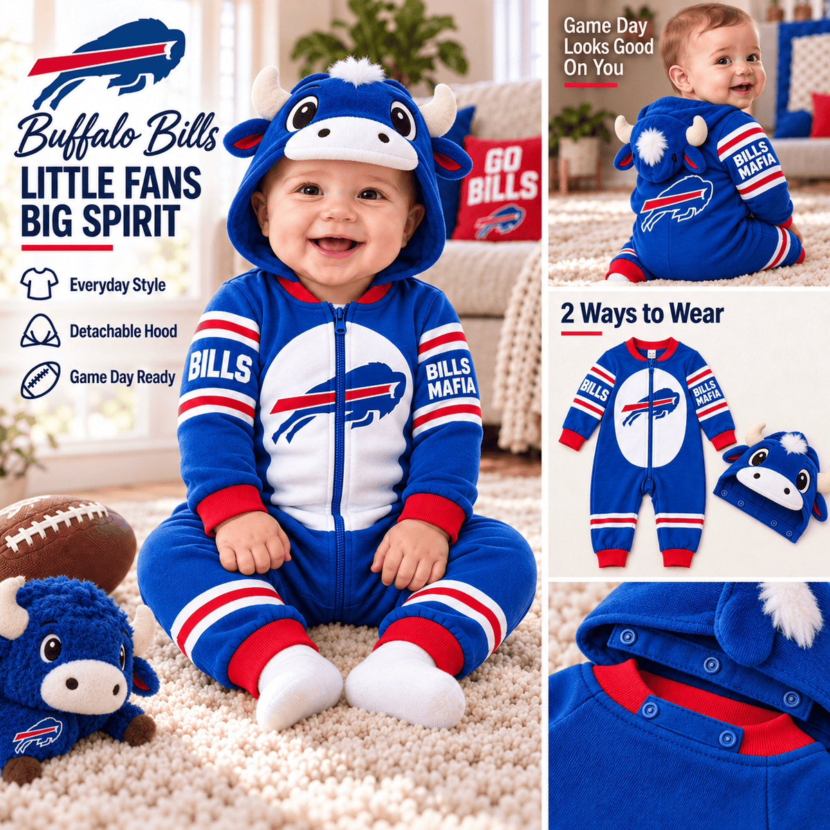 BFBL Premium Hooded Romper TMH