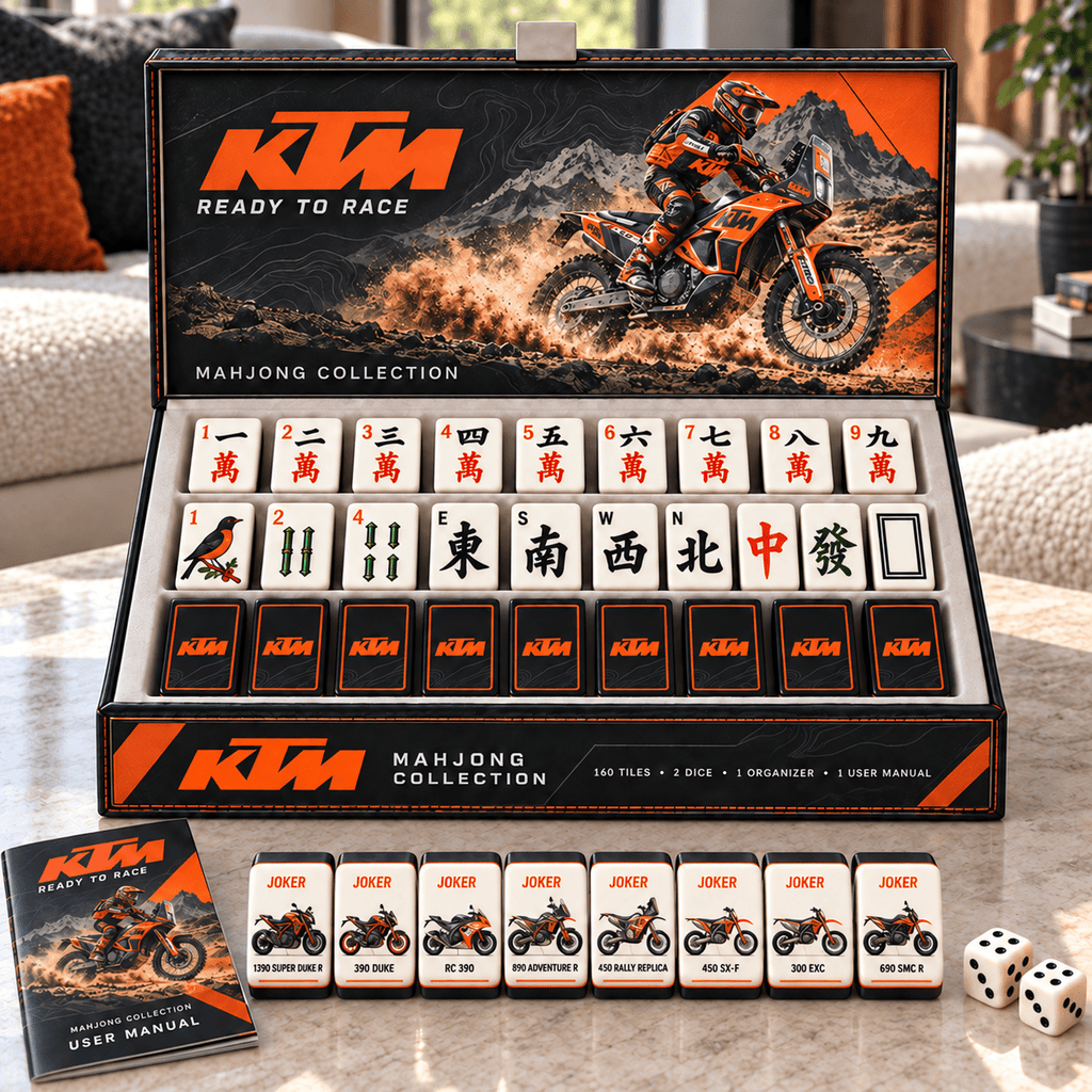Premium KTM Mahjong Tiles Set TTMH