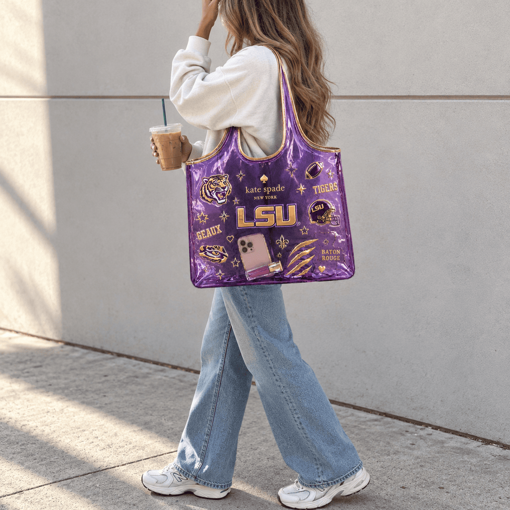 LSU Transparent 3D Tote Bag HTTT