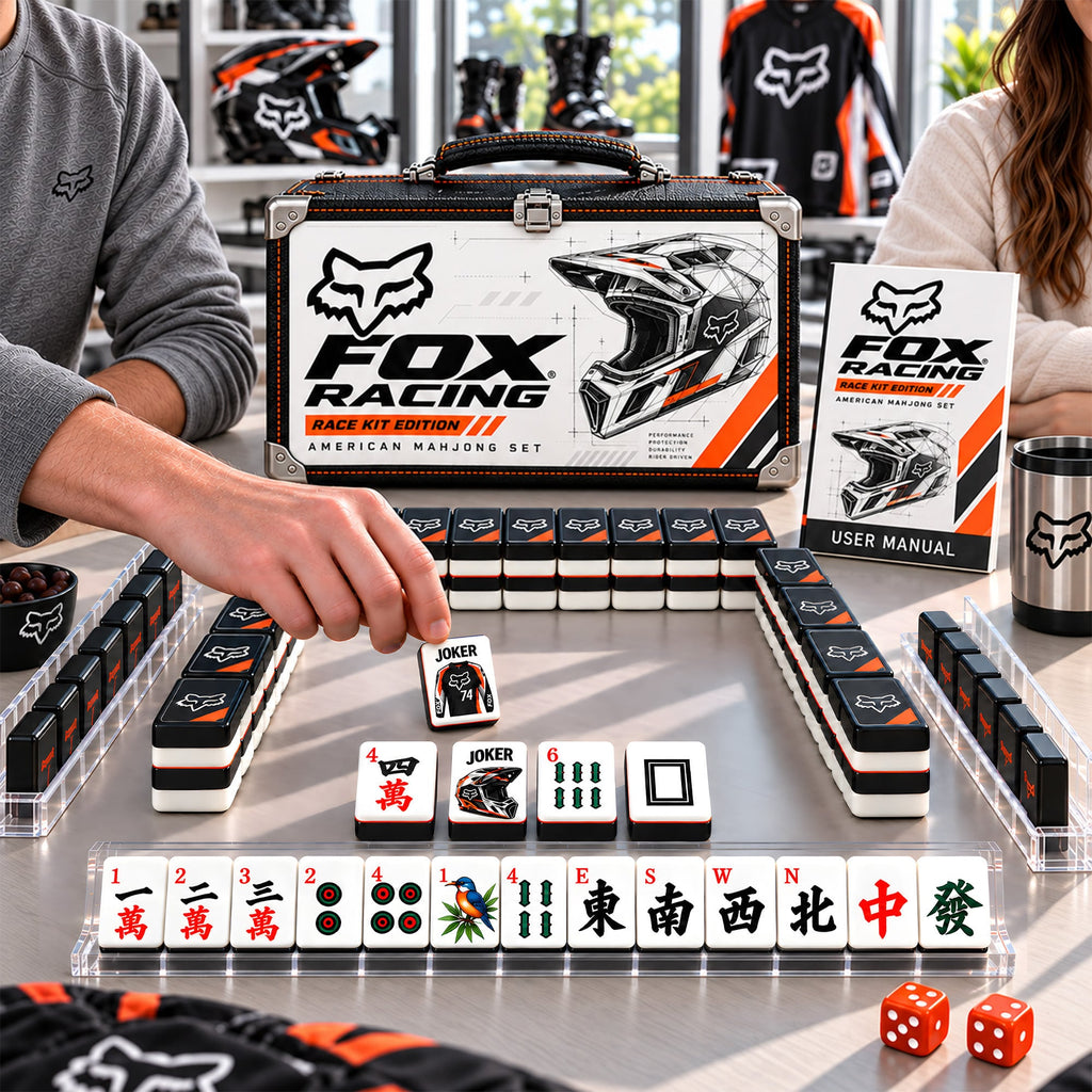 Premium FOX Mahjong Tiles Set PVNA