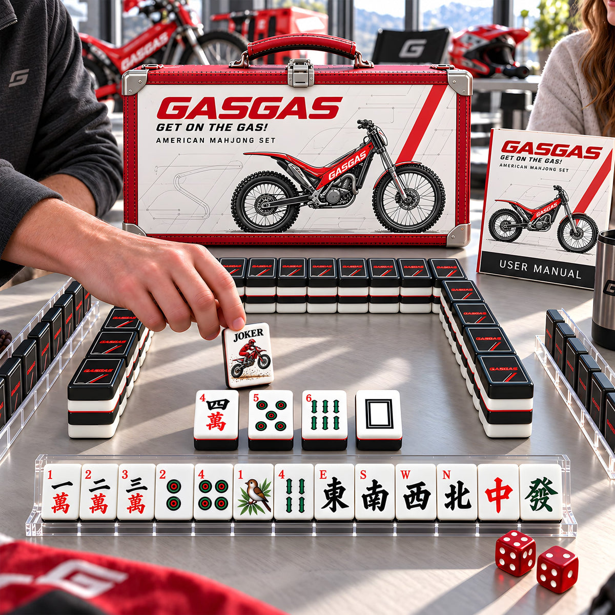 Premium GAS Mahjong Tiles Set PVNA