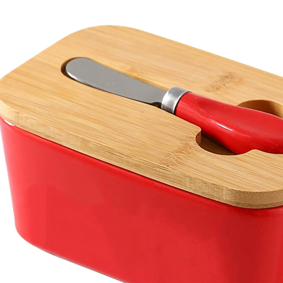 Ceramic butter dish, cheese butter storage box, cheese box, multi-purpose preservation box