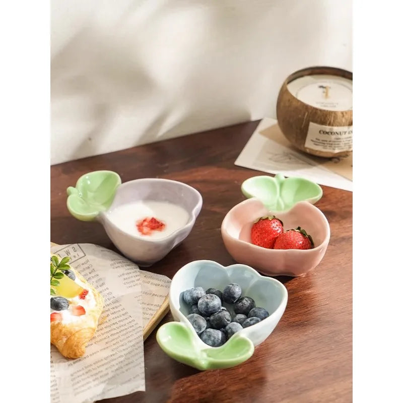 Premium Sauce Dish Ceramic Creative Flavor Dish Exquisite Japanese Cute Seasoning Dish